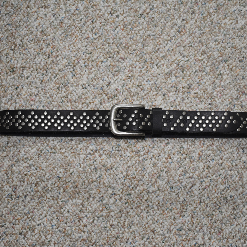 Dickies Studed Leather Belt - Size 37" - 41"